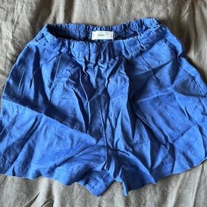 MANGO linen shorts